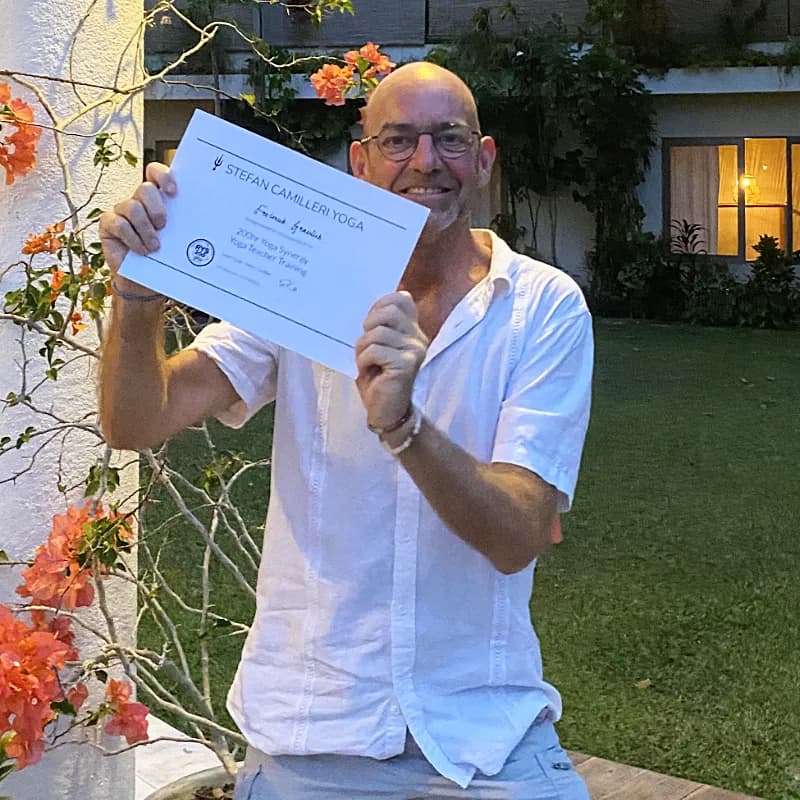 Portrait of Frédérick Graulich, Yoga Synergy teacher